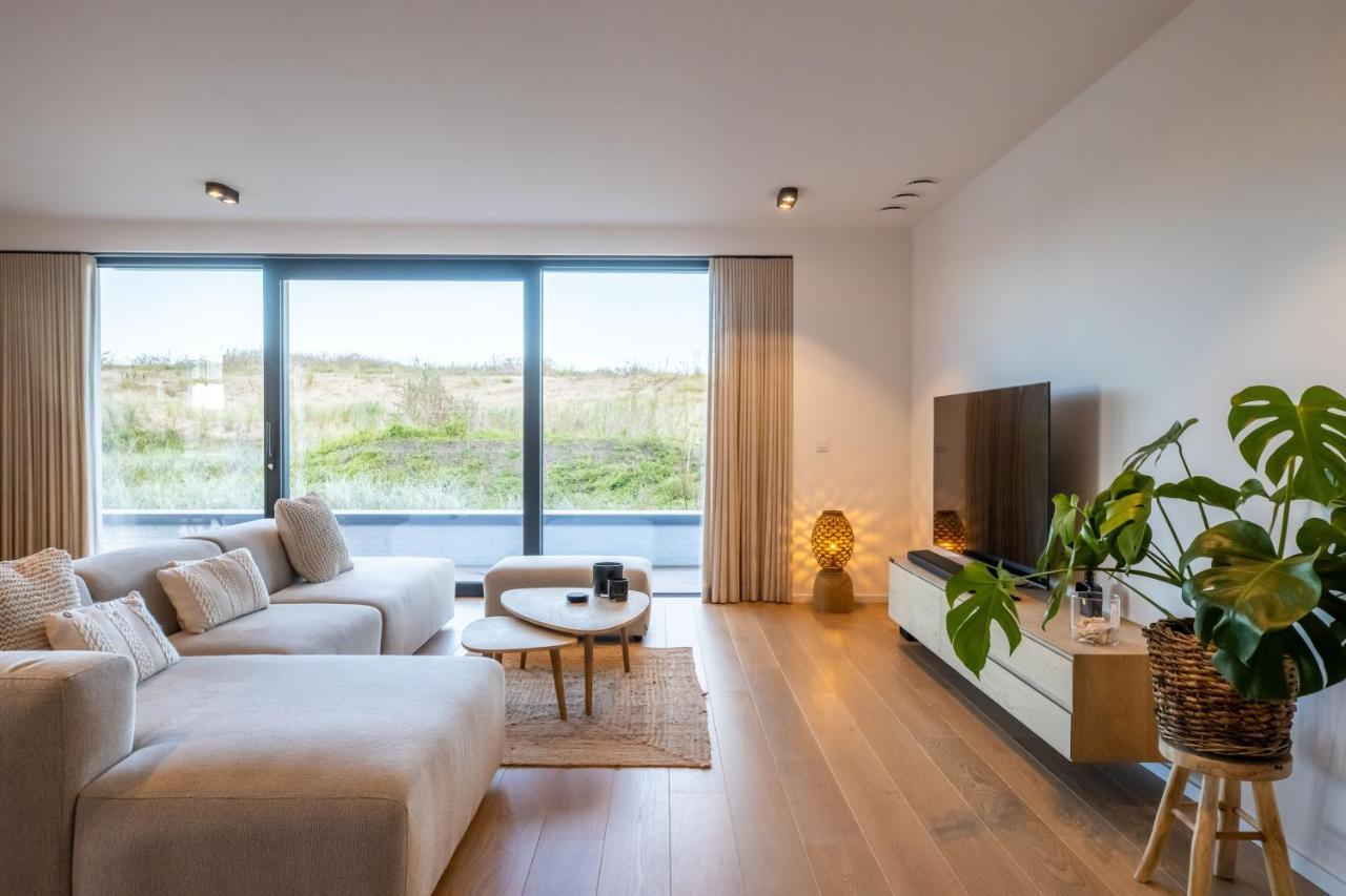 Het Duinterras, Quiet And Cozy With Big Terras Apartment Cadzand Bagian luar foto